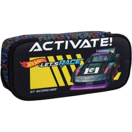 Κασετίνα Οβάλ Gim Hot Wheels Let's Race