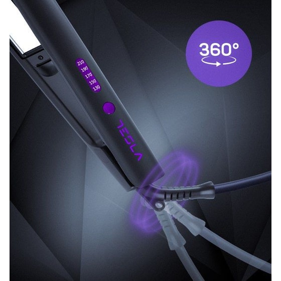 TESLA STH300BP Ισιωτικό Μαλλιών Μαύρο-Μωβ image 4