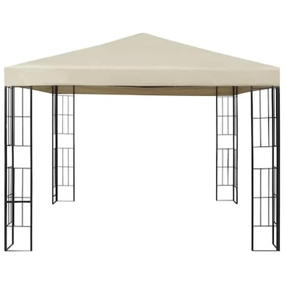 Κιόσκι Vidaxl Ατσάλι 3x3m - Κρεμ image 4