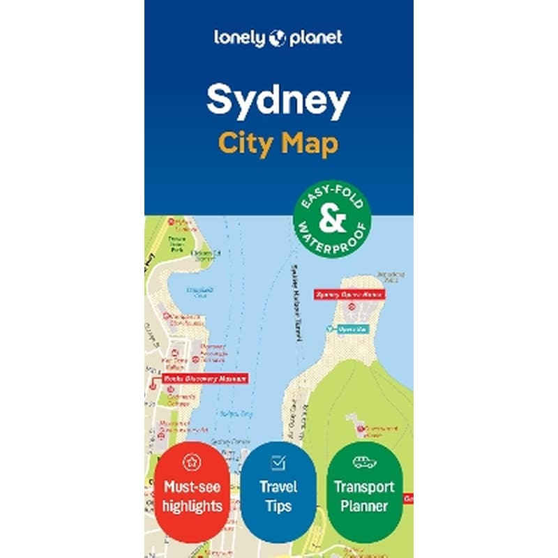 Lonely Planet Sydney City Map