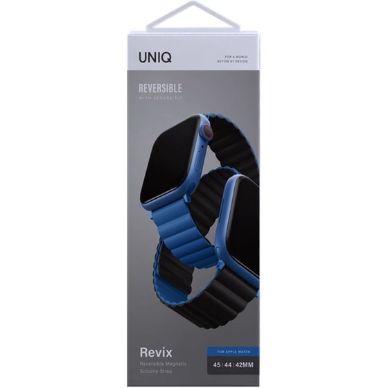 Λουράκι Uniq Revix Reversible για Apple Watch 42/44/45mm - Μπλε image 2