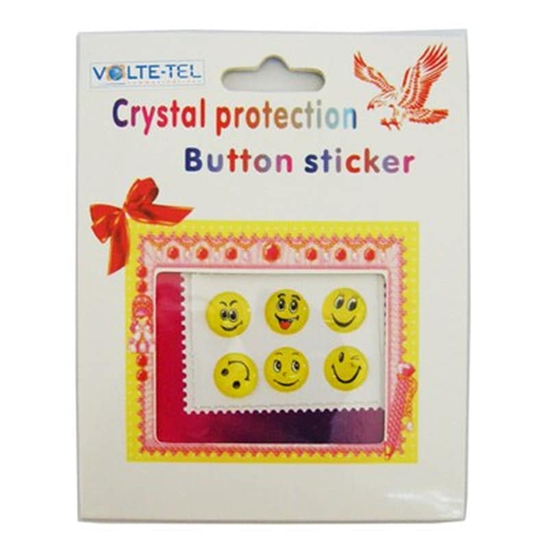 VOLTE-TEL Skin iPhone/iPad Home Button Εξωτερικο Αυτοκολ. 6 τμχ - Smileys