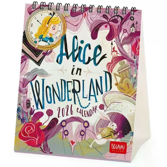 Ημερολόγιο Γραφείου Legami 2026 Alice in Wonderland image 0