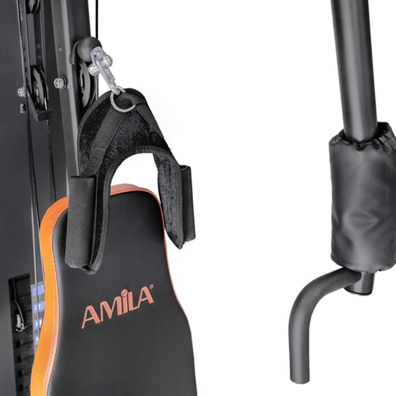 AMILA HG400 Πολυόργανο με Ενσωματωμένα Βάρη Μαύρο-Κόκκινο image 3