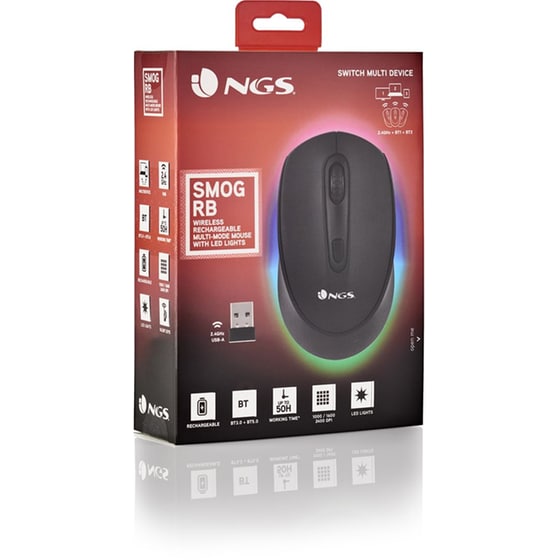 Ngs Smog Black-rb Ασύρματο Ποντίκι - Μαύρο image 5