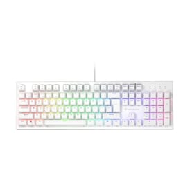 Genesis Thor 303 Gaming Μηχανικό Ενσύρματο USB Πληκτρολόγιο RGB Λευκό (US)