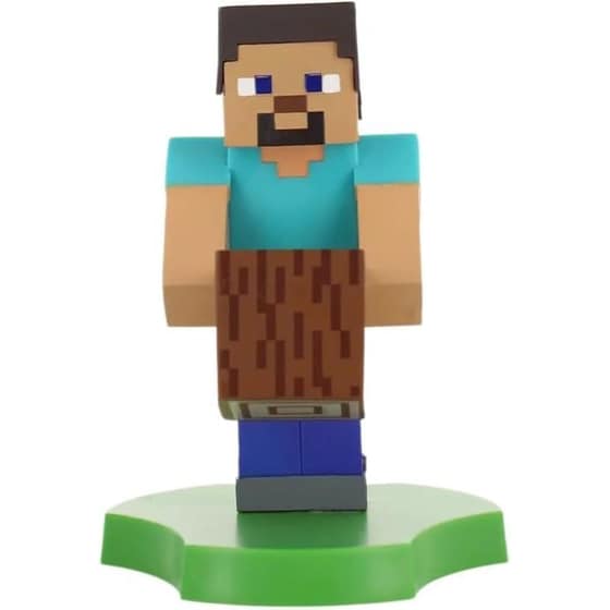 Φιγούρα Βάσης Στήριξης Cable Guys - Minecraft Steve Earbud Holder image 0