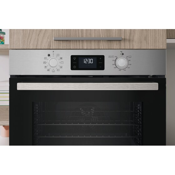 INDESIT IO K78PU X 71 Lt Inox Εντοιχιζόμενος Φούρνος Άνω Πάγκου image 6