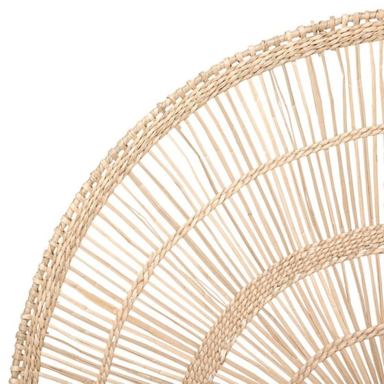 Διακοσμητικό Τοίχου Spitishop A-s Arc Ψάθινο 60.7x1.5x35.5 cm - Φυσικό image 1