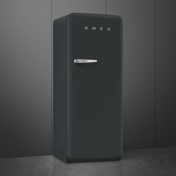 SMEG FAB28RDBLV5 270 Lt Μαύρο Μονόπορτο Ψυγείο image 2