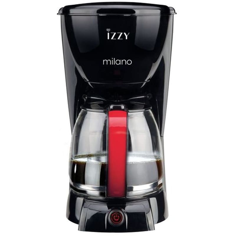 IZZY IZZY MILANO 6616S 1000W 1.5L Καφετιέρα Φίλτρου