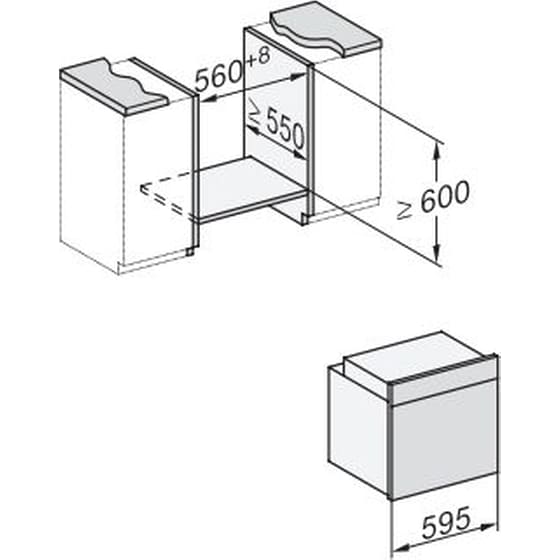 MIELE H 2455 B ACTIVE 76 Lt Μαύρο  Εντοιχιζόμενος Φούρνος Άνω Πάγκου image 4