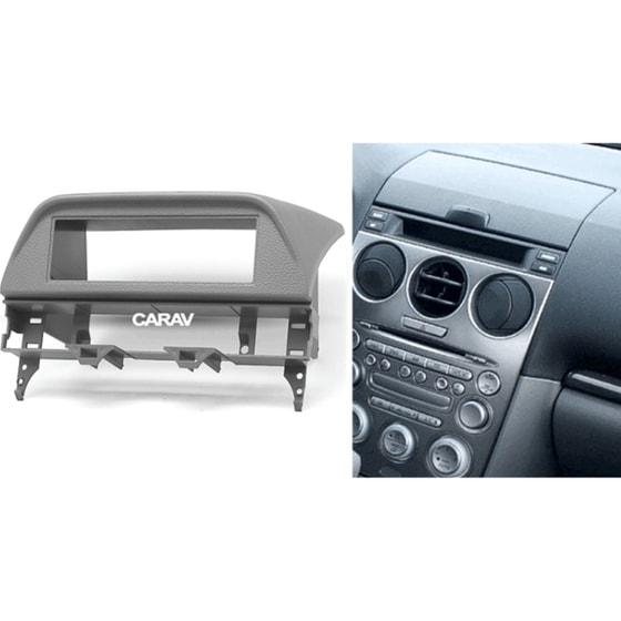 Πρόσοψη Πλαίσιο 1-DIN για Mazda 6 (2002-2007) - Γκρι image 1