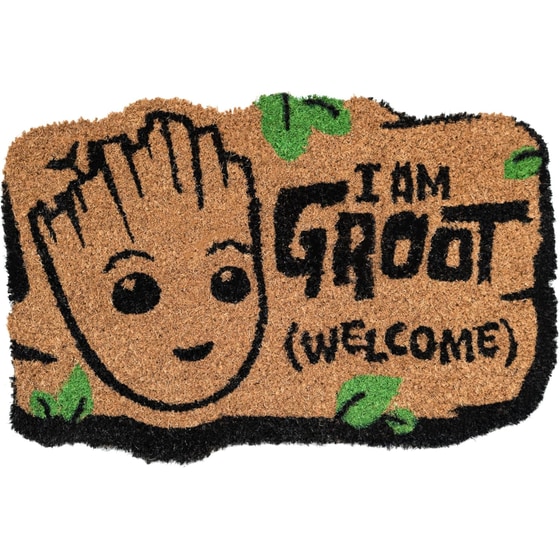 Πατάκι Εισόδου Erik Marvel Groot 40x60 cm - Καφέ image 0