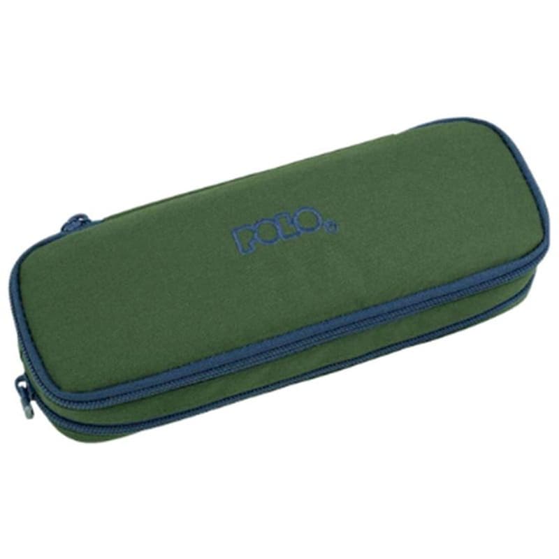 Κασετίνα Οβάλ Polo Duo Box Khaki/Blue