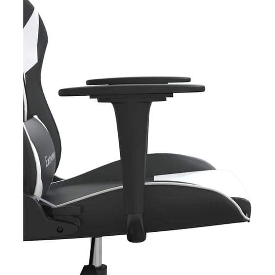 Καρέκλα Gaming VIDAXL 345450 με Ρυθμιζόμενα Μπράτσα από Τεχνητό Δέρμα - Μαύρο image 8