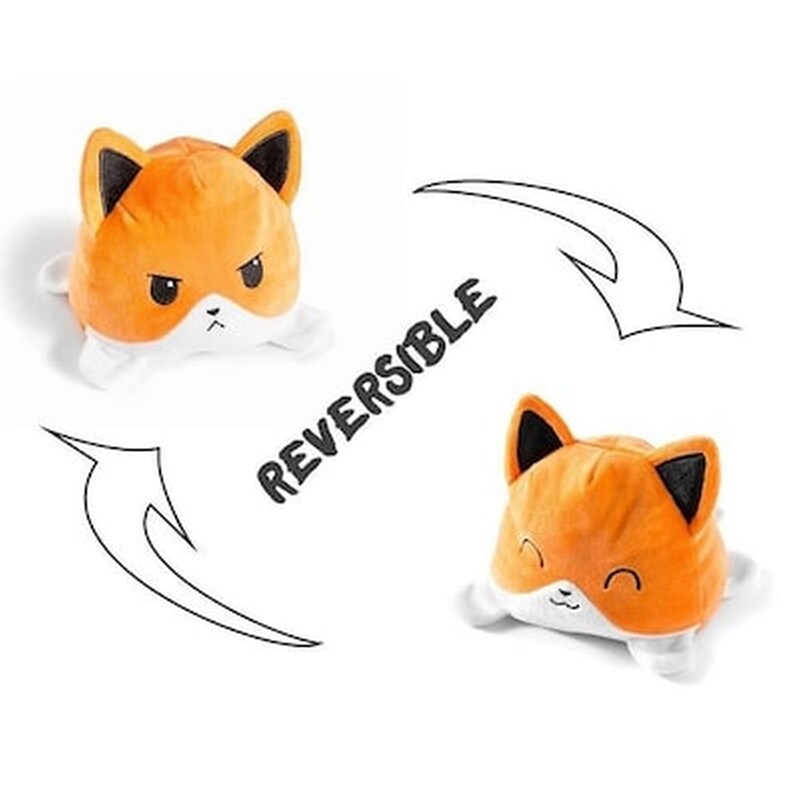 Λούτρινο Σκυλάκι Που Αλλάζει Διάθεση – Reversible Dog 13εκ Κόργκι