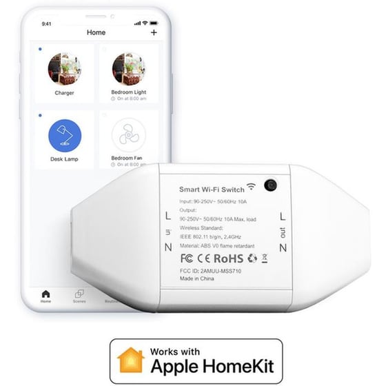 Έξυπνος διακόπτης Meross MSS710-UN με Wi-Fi image 0