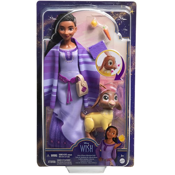 Mattel Disney Wish Κούκλα & Φίλος (HPX25) image 0