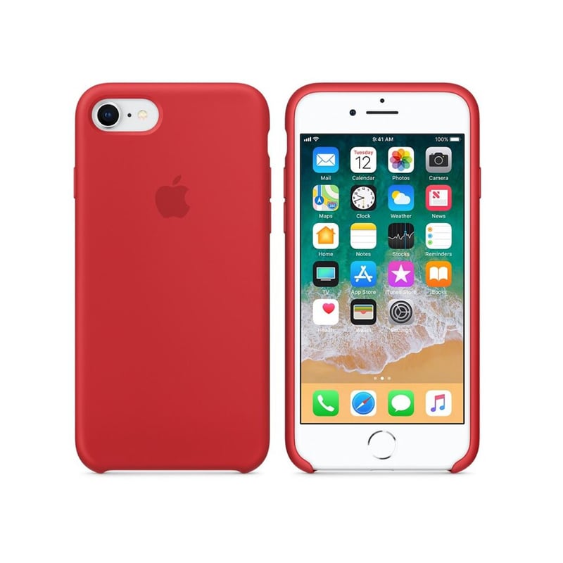 Θήκη iPhone 8/7 - Apple Silicone Case - (PRODUCT) RED APPLE