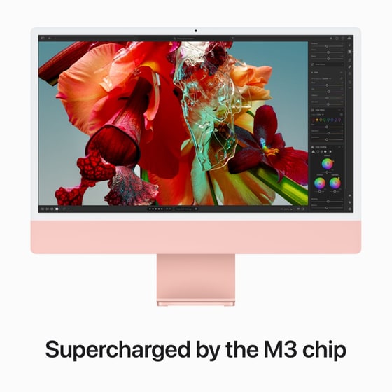 Apple iMac 24" 4.5K Retina Display (Apple M3 8C/8GB/512GB SSD/10C GPU) - Pink image 3