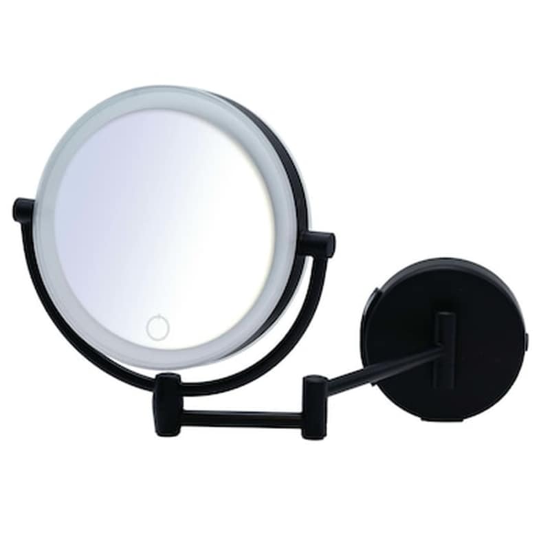 Καθρέφτης Μακιγιάζ Ridder Shuri με Led και Διακόπτη Αφής – Μαύρο