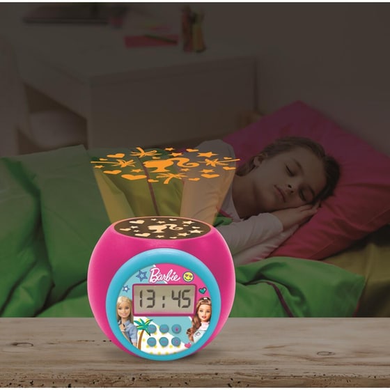 LEXIBOOK Barbie Projector Alarm Clock with Timer image 3