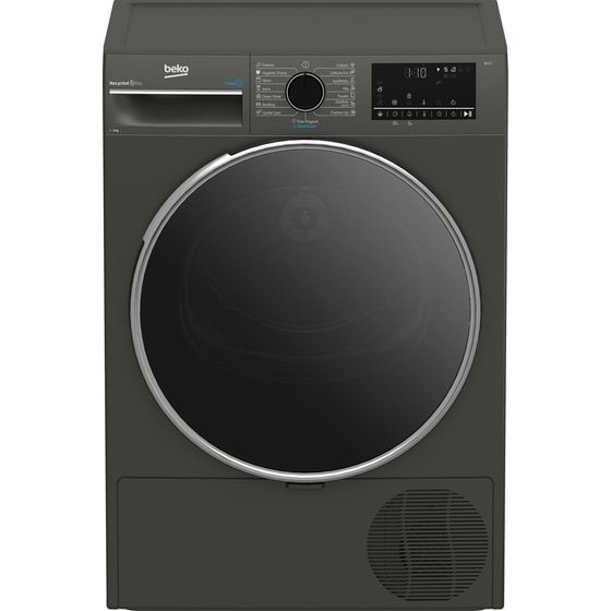 BEKO B3T68239MGEU 8 kg με Αντλία Θερμότητας Μαύρο Στεγνωτήριο Ρούχων image 0