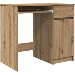 Γραφείο VidaXL από Επεξεργασμένο Ξύλο 86x49x76 cm - Artisan Δρυς