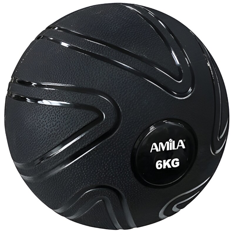 Μπάλα Medicine Amila Slam Ball 90805 PVC 6kg - Μαύρο