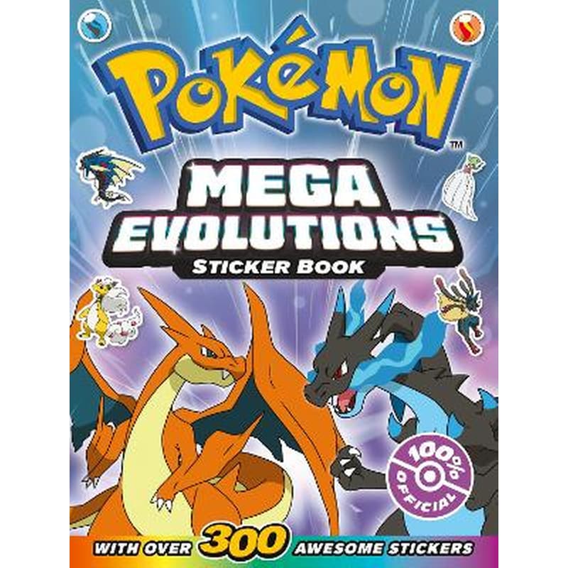 Pokémon Mega Evolutions Sticker Book