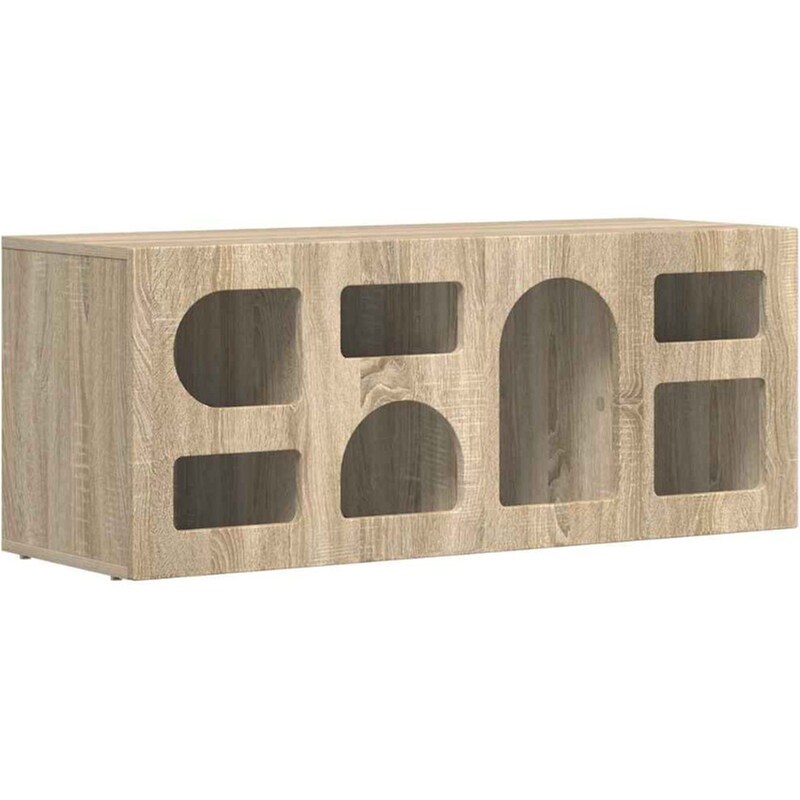 Έπιπλο Τηλεόρασης VidaXL ELST 100 x 35 x 40 cm - Sonoma Δρυς