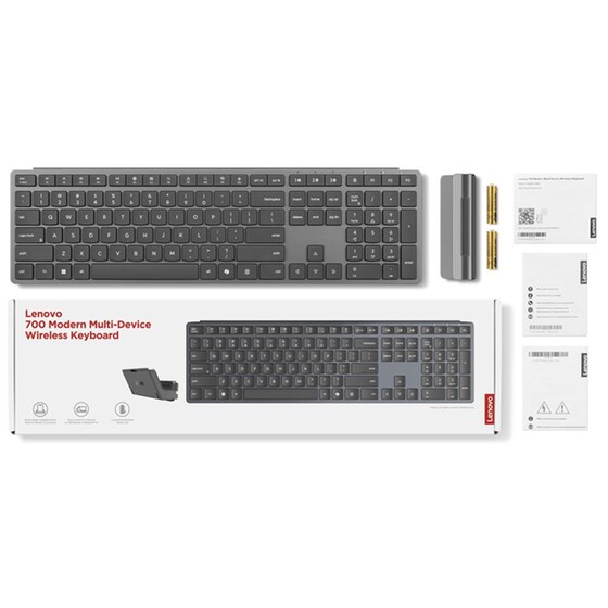 Lenovo 700 Modern Ασύρματο Πληκτρολόγιο (GR) - Μαύρο image 3