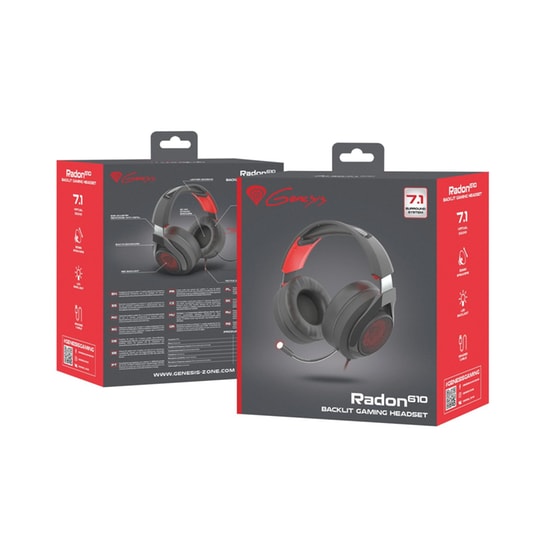 Genesis Radon 610 Gaming Headset - Μαύρο image 3