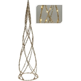 Χριστουγεννιάτικο Δεντράκι SpitiShop 30 LED Gold Tinsel