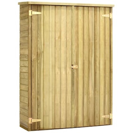 Vidaxl Αποθήκη Εργαλείων Κήπου 123x50x171 Εκ. Εμποτισμένο Ξύλο Πεύκου image 1