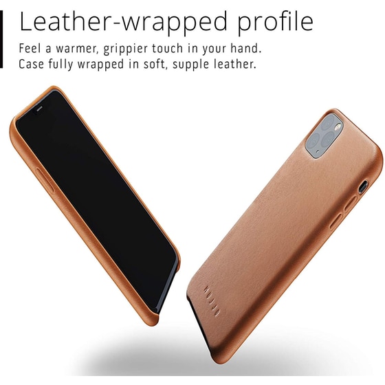 Θήκη Apple iPhone 11 Pro Max - Mujjo Full Leather Case - Tan image 2