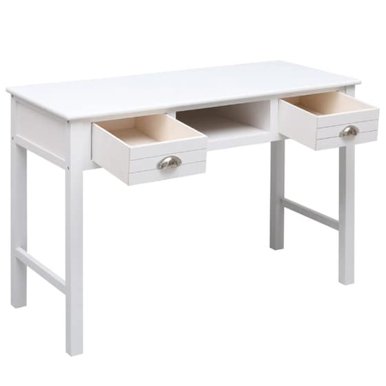 Γραφείο Μελέτης VidaXL από Ξύλο 110x45cm - Λευκό image 1