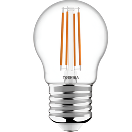 Λάμπα LED Toshiba Filament G45 E27 4.5W 2700K - Θερμό Λευκό