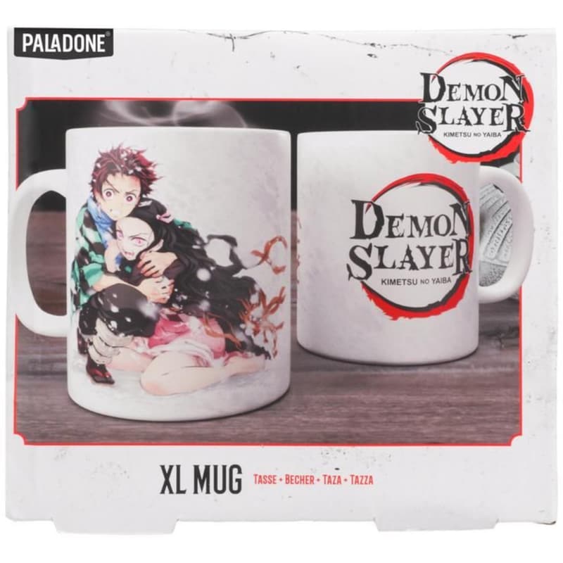 Κούπα Κεραμική PALADONE Demon Slayer XL 550 ml Λευκό