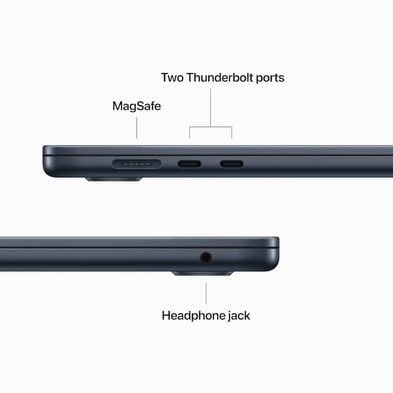 Apple MacBook Air with M2 Chip 15.3" QHD+ (Apple M2/8 Cores/8GB/512GB SSD/Mac OS) Midnight image 8