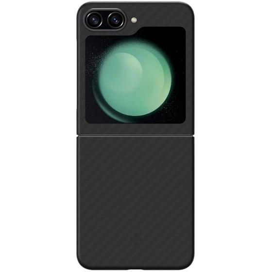 Θήκη Samsung Galaxy Z Flip5 - Spigen Air Skin Pro - Aramid Fiber - Black image 1
