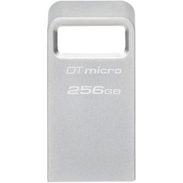 Kingston DataTraveler Micro 256GB USB 3.2 - Ασημί