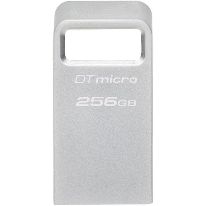 Kingston DataTraveler Micro 256GB USB 3.2 - Ασημί