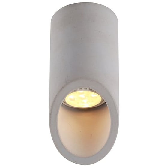 Σποτ Μονόφωτο Aca Faltso Τσιμεντένιο 7x7x15.7 cm - Γκρι image 0