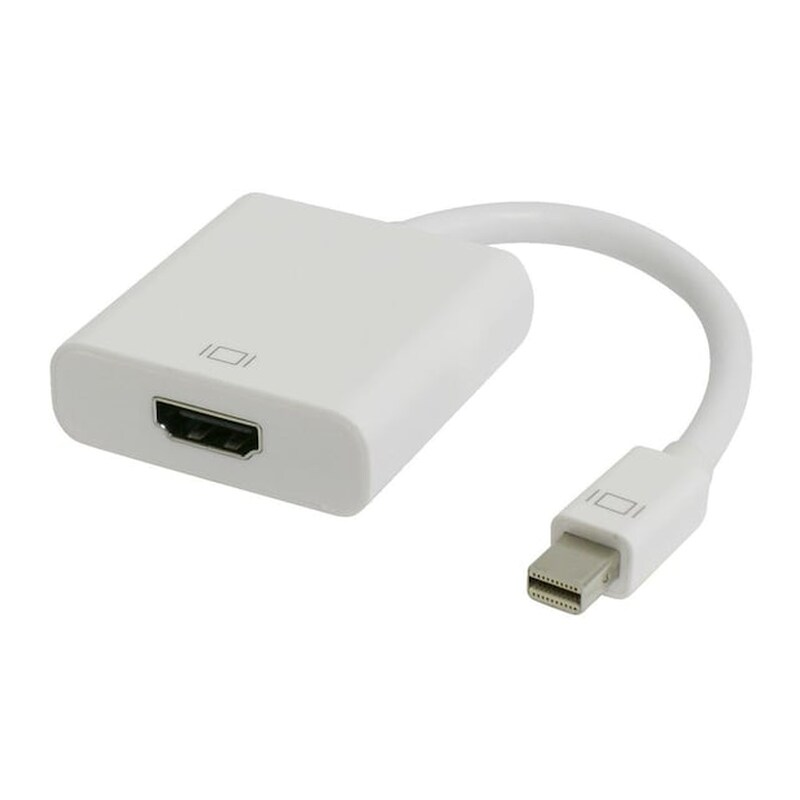 Powertech Μετατροπέας Mini Displayport Cab-dp036 Σε Hdmi 1.4 (f), Λευκό POWERTECH
