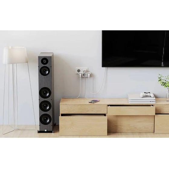 Πρίζα ρεύματος τοίχου TESSAN TS-323-DE-C με θύρες AC, USB-A, USB-C image 2