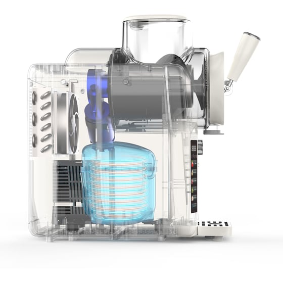 Παγωτομηχανή ROHNSON R5650 Soft n Serve 2150 W Λευκό image 8