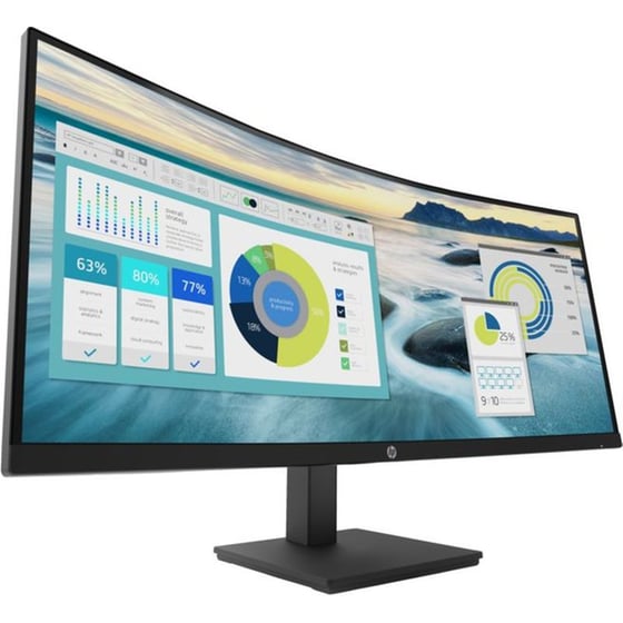 HP P-Series P34hc G4 Monitor 34" UltraWide QHD VA Curved 100Hz 5ms image 1