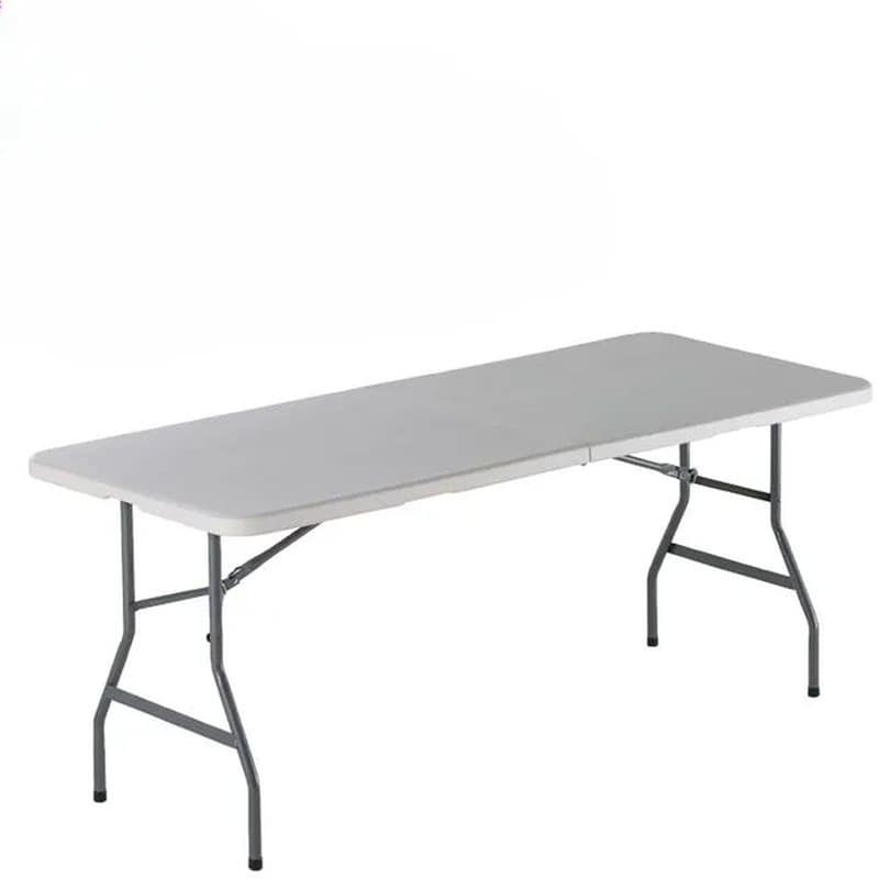 Τραπέζι Συνεδρίου/Catering Πτυσσόμενο Woodwell BLOW από Πλαστικό/Μέταλλο 180x74x74cm - Λευκό/Γκρι